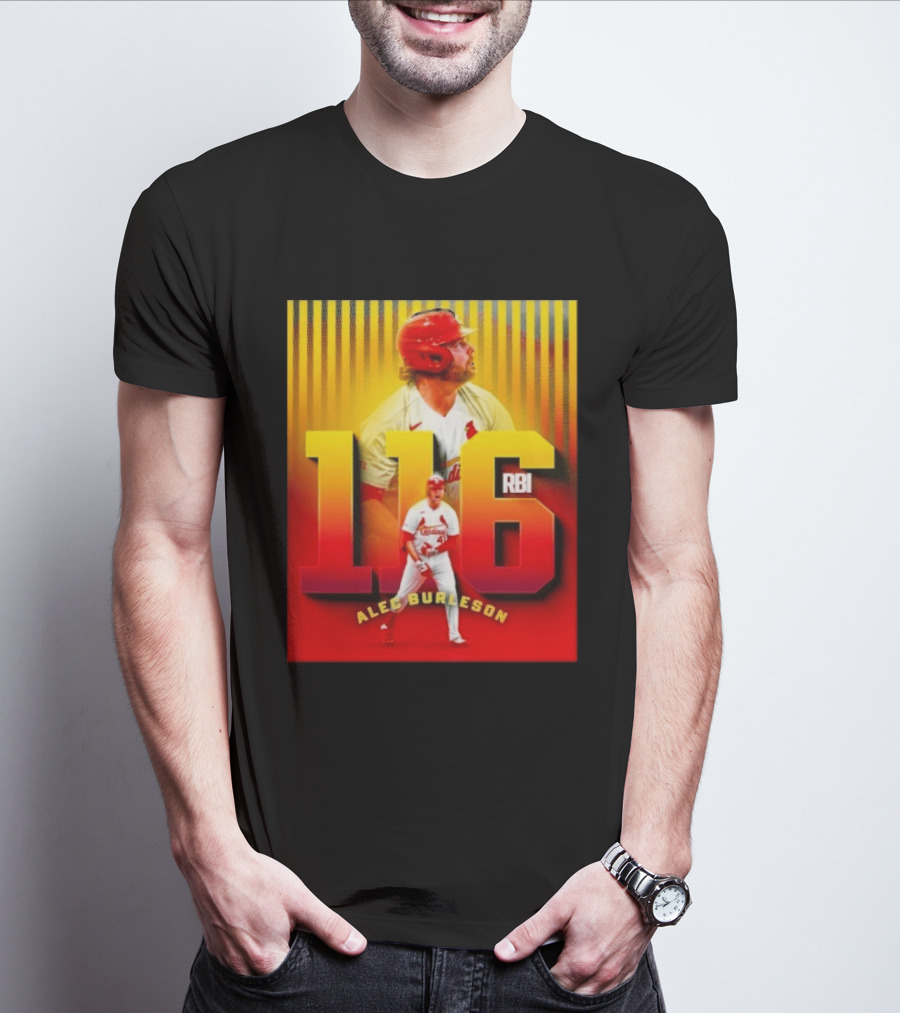 Alec Burleson 116 RBI St Louis Cardinals Baseball Highlights T-Shirt
