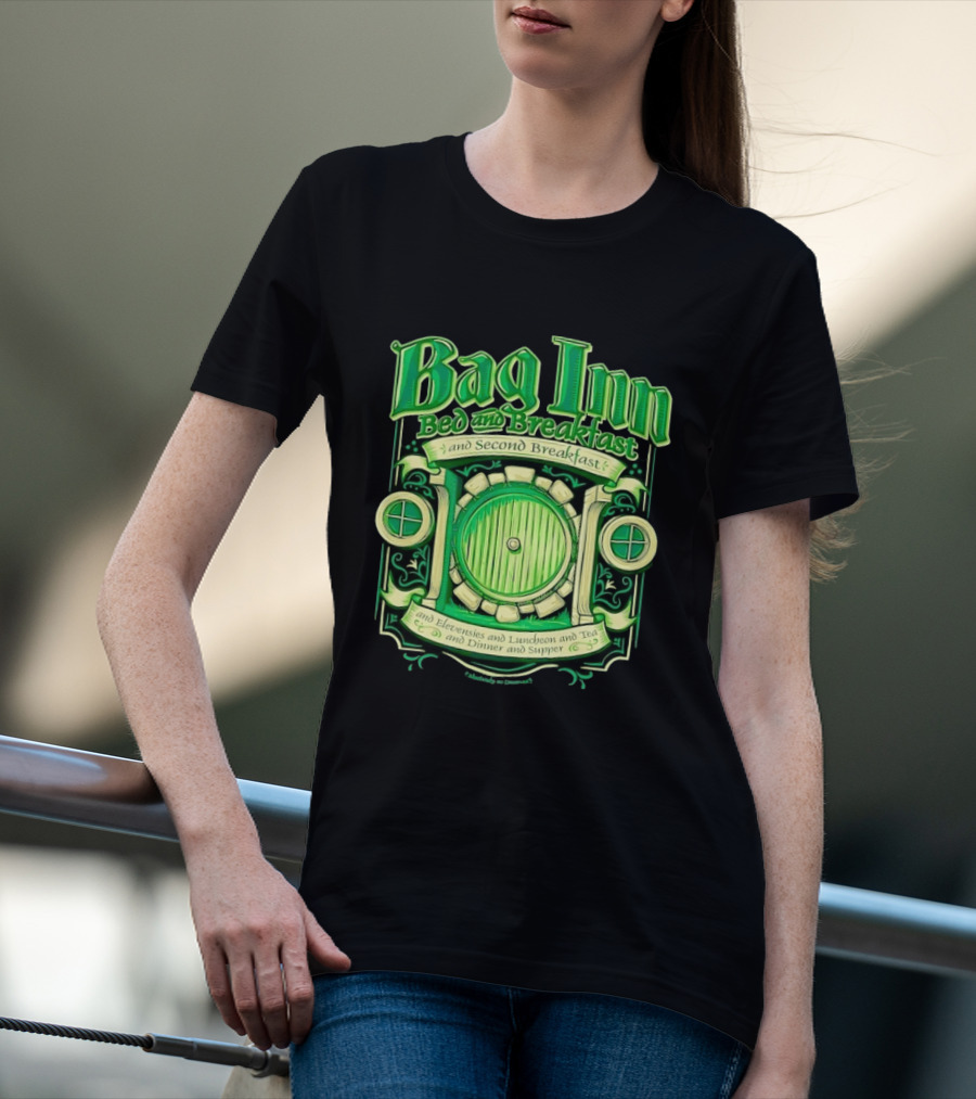 Bag Inn Bed And Breakfast Second Breakfast Elevensies Luncheon Tea Dinner Supper T-Shirt