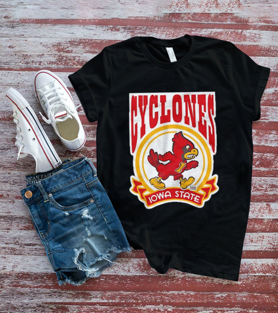 Iowa State Cyclones NCAA 1978 Mascot Bird T-Shirt