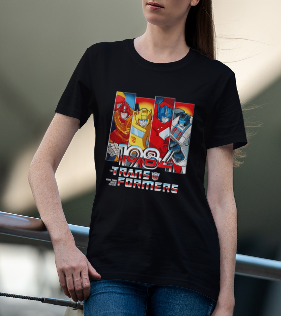 Transformers 1984 Hot Rod Bumblebee Optimus Prime Prowl Classic Characters T-Shirt