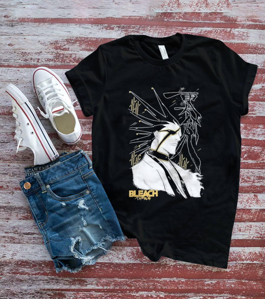 Kenpachi Zaraki Bleach Thousand Year Blood War Fan Art Character Sketch T-Shirt