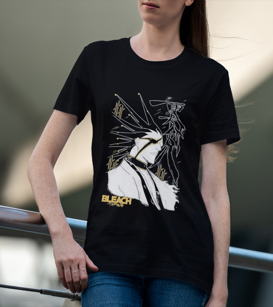 Kenpachi Zaraki Bleach Thousand Year Blood War Fan Art Character Sketch T-Shirt