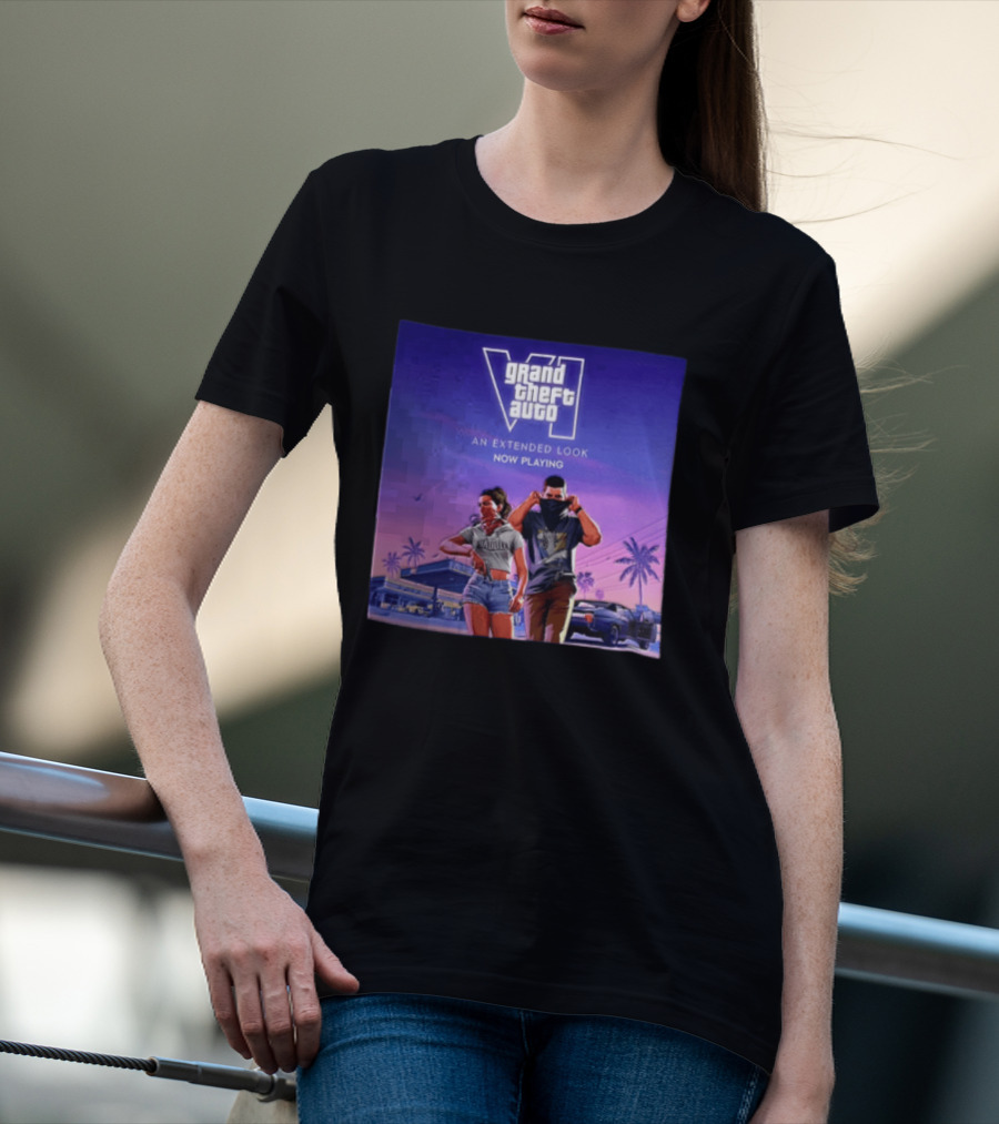 Grand Theft Auto VI Lucia Jason An Extended Look Now Playing T-Shirt