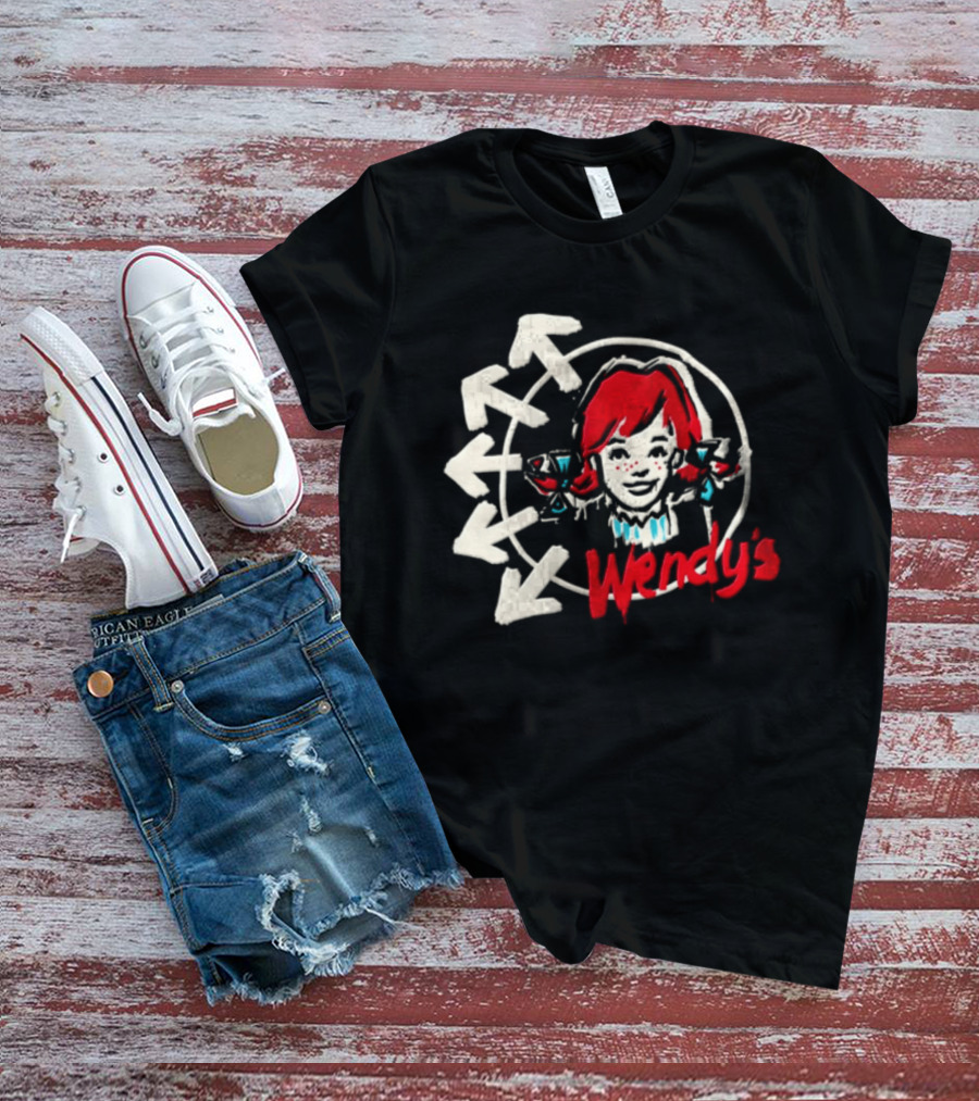 Wendy's Songs To Listen To In A Parking Lot Two Sided Bow Arrows T-Shirt