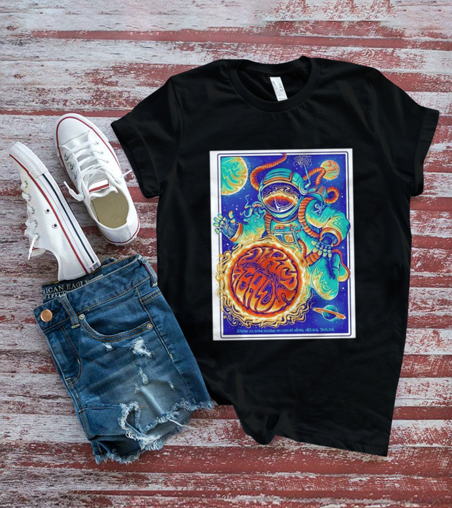 Dip Heads Astronaut Space Art August 23 2026 Houston TX Cynthia Woods Mitchell Pavilion T-Shirt