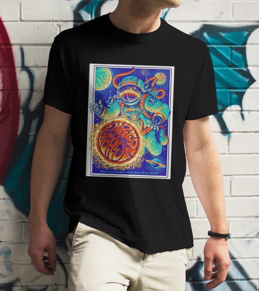 Dip Heads Astronaut Space Art August 23 2026 Houston TX Cynthia Woods Mitchell Pavilion T-Shirt