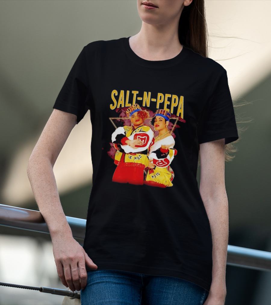 Salt N Pepa Iconic 90s Hip Hop Fashion T-Shirt