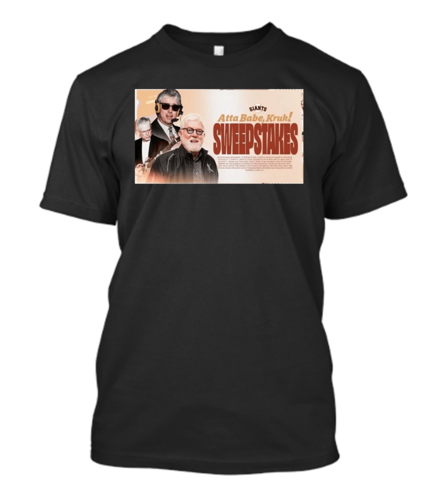 Giants Atta Babe Kruk Sweepstakes T-Shirt