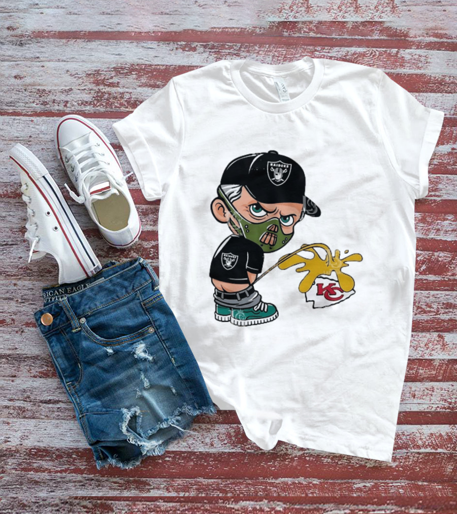 Las Vegas Raiders Fan Prank On Kansas City Chiefs Rivalry T-Shirt