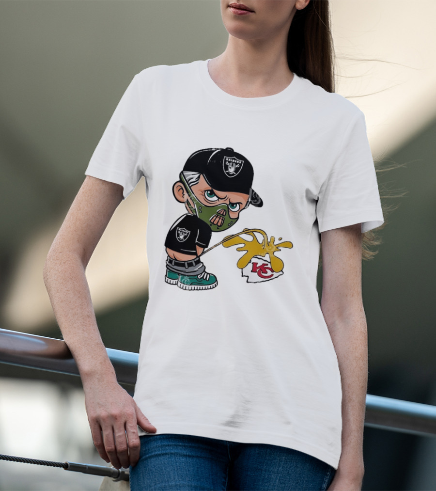 Las Vegas Raiders Fan Prank On Kansas City Chiefs Rivalry T-Shirt