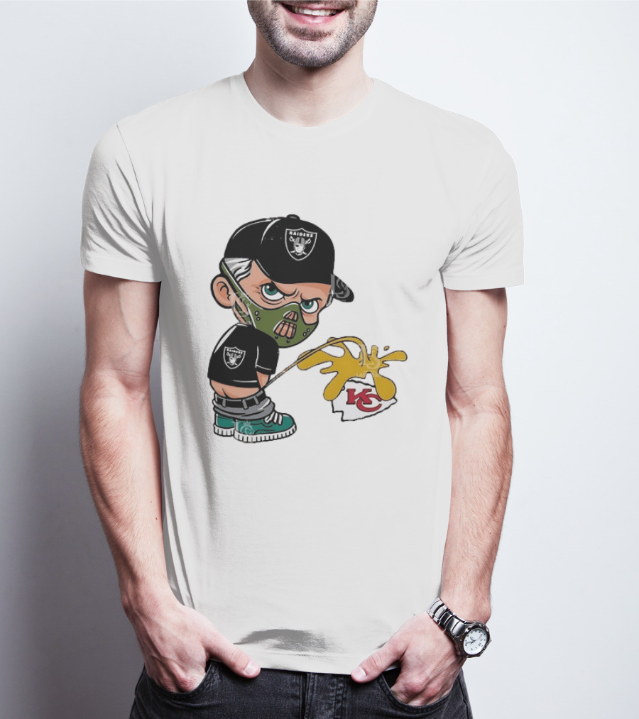Las Vegas Raiders Fan Prank On Kansas City Chiefs Rivalry T-Shirt