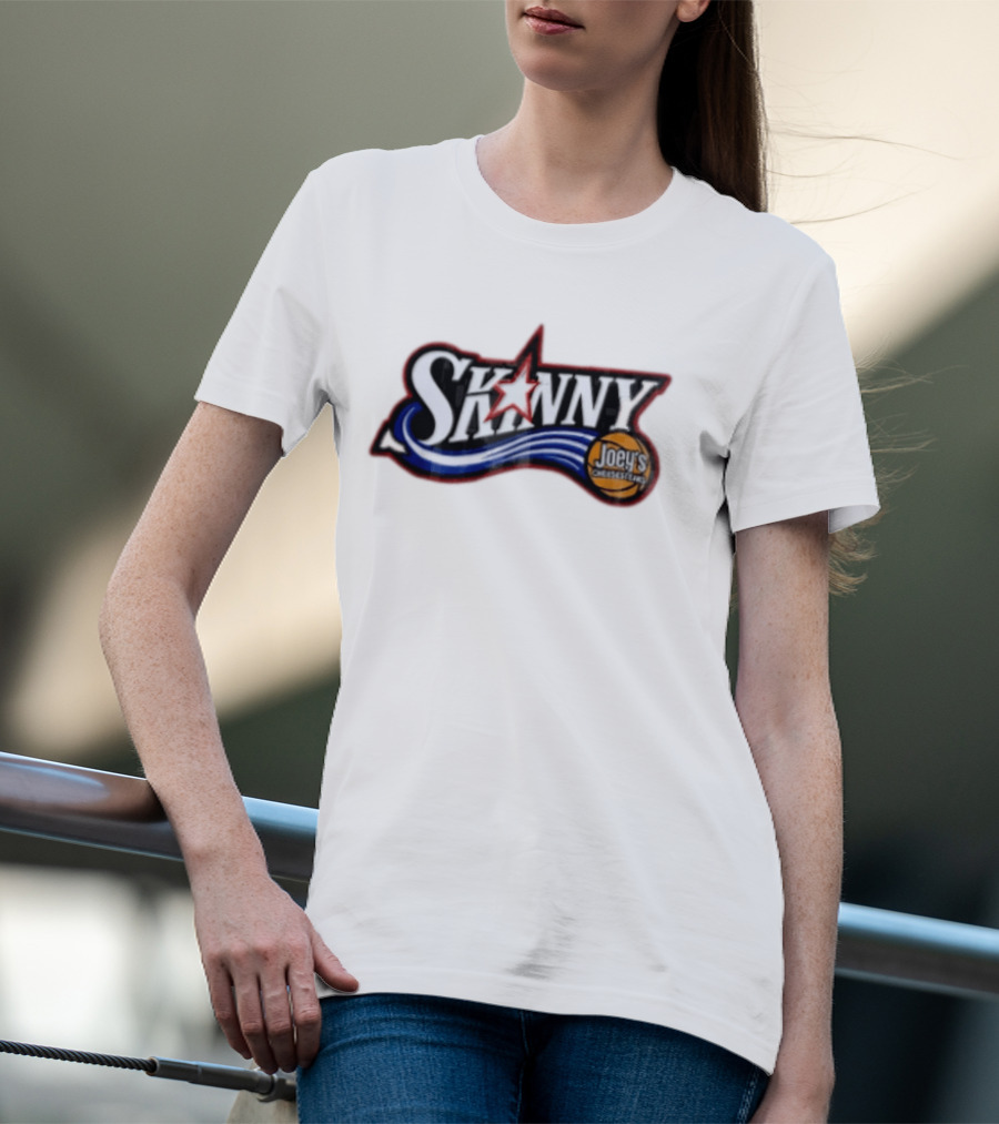 Skinny Joey's Cheesesteaks Basketball Star Wave T-Shirt
