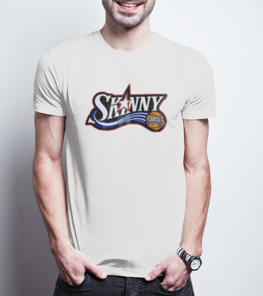 Skinny Joey's Cheesesteaks Basketball Star Wave T-Shirt