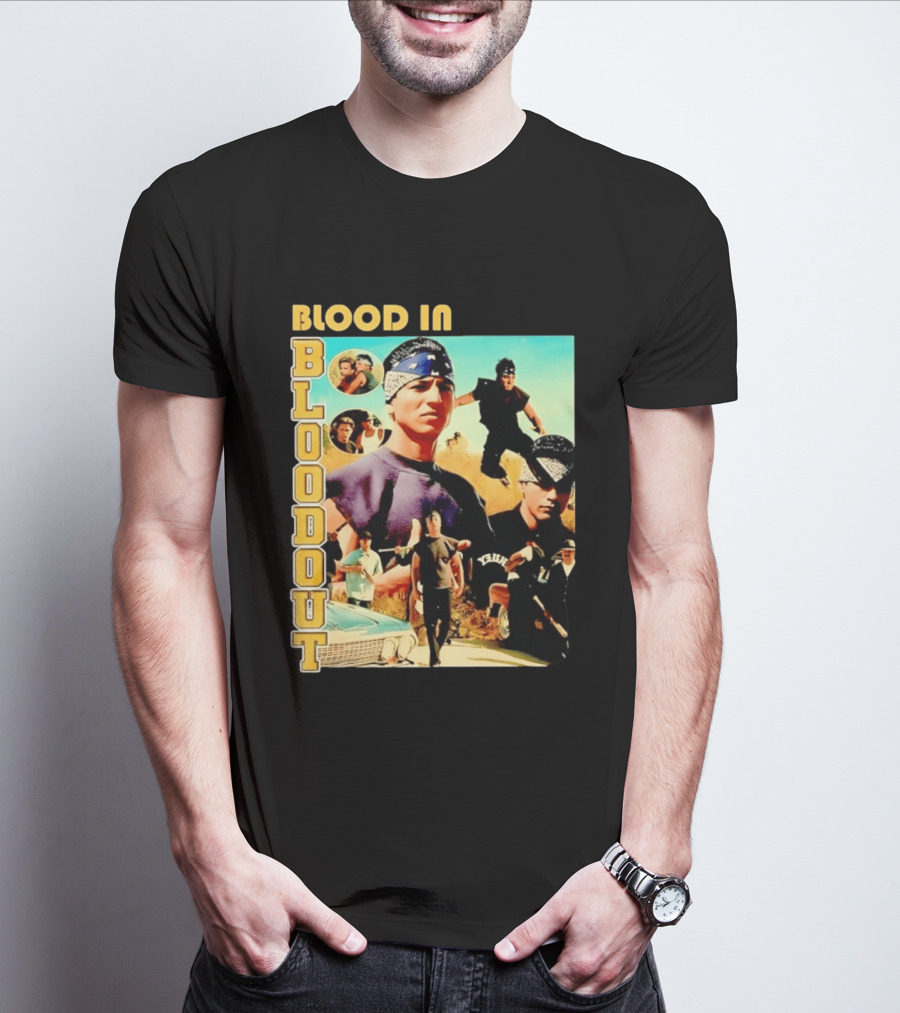 Blood In Blood Out 90s Cult Classic Movie T-Shirt