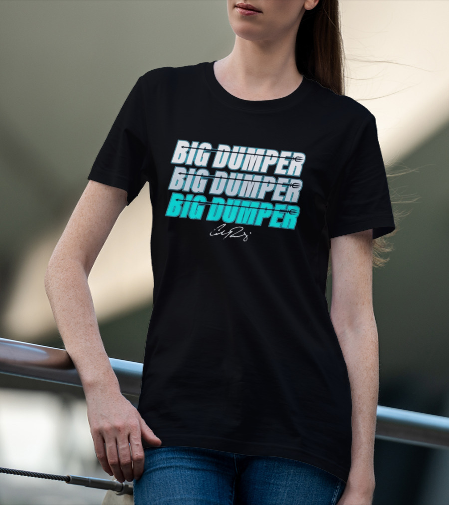 Cal Raleigh Big Dumper Seattle Mariners Baseball Signature T-Shirt