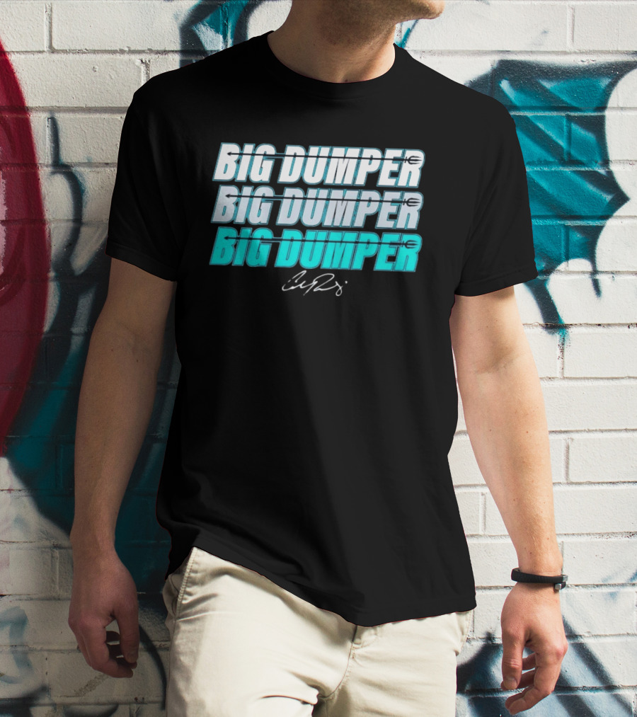 Cal Raleigh Big Dumper Seattle Mariners Baseball Signature T-Shirt