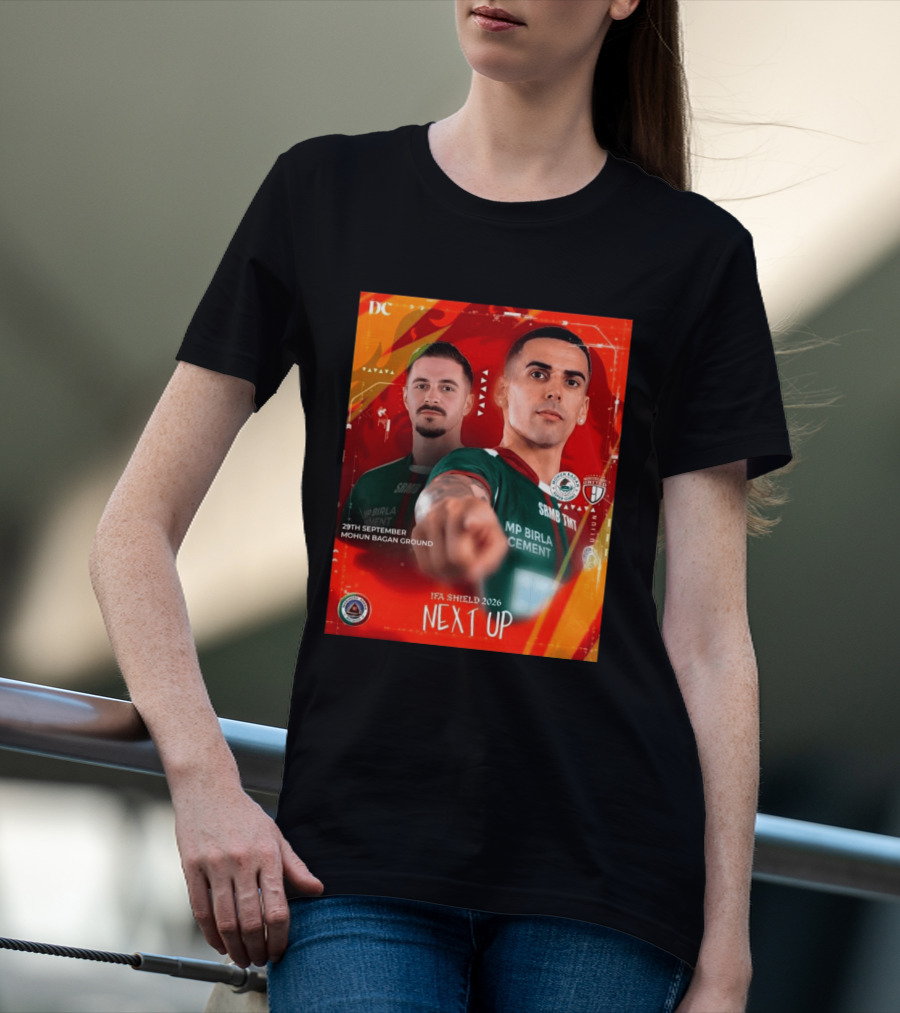 IFA Shield 2026 Mohun Bagan Super Giant Vs NorthEast United FC 29th September Mohun Bagan Ground T-Shirt
