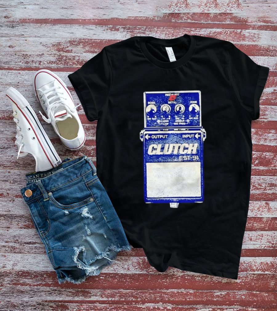 Boss Metal Zone Clutch Est 91 Rock Music Pedal T-Shirt