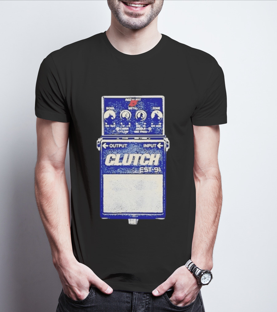 Boss Metal Zone Clutch Est 91 Rock Music Pedal T-Shirt