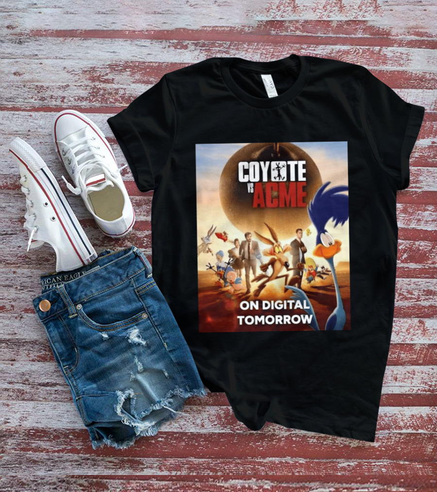 Coyote Vs Acme Digital Release Featuring Iconic Looney Tunes Characters T-Shirt