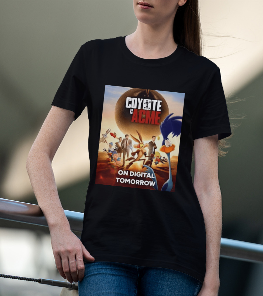 Coyote Vs Acme Digital Release Featuring Iconic Looney Tunes Characters T-Shirt