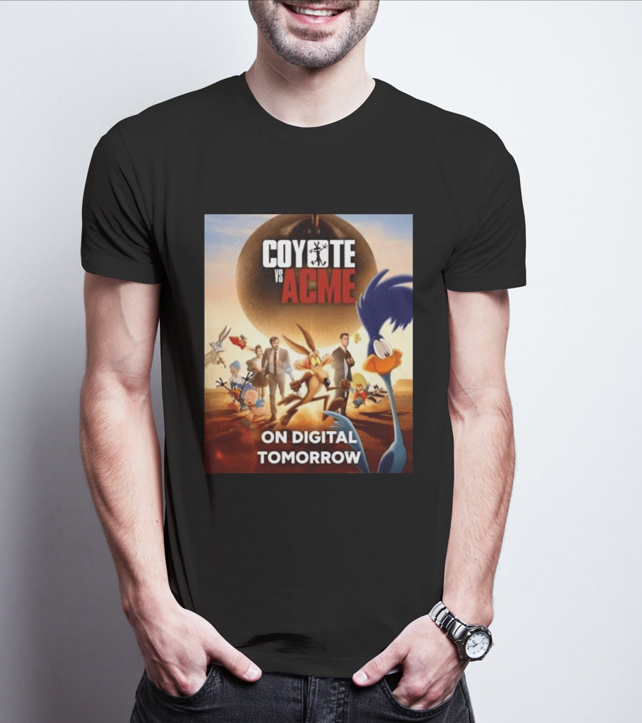 Coyote Vs Acme Digital Release Featuring Iconic Looney Tunes Characters T-Shirt