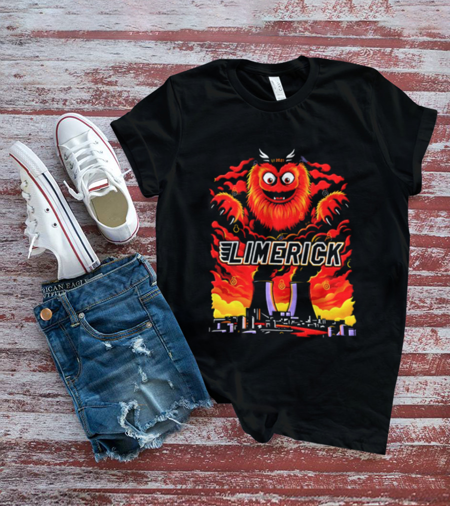 Limerick Gritty Philadelphia Flyers Mascot Hockey 2026 Vintage Plush T-Shirt