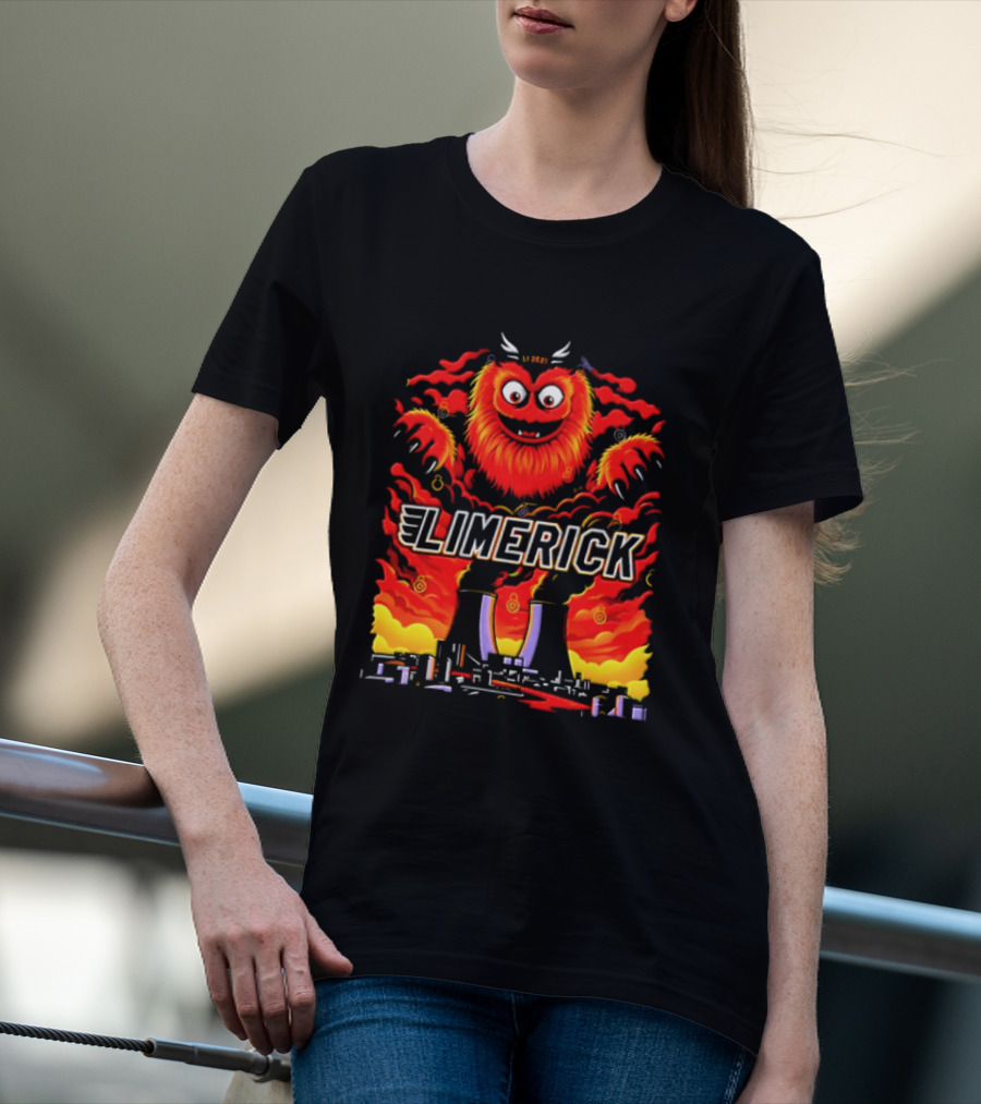 Limerick Gritty Philadelphia Flyers Mascot Hockey 2026 Vintage Plush T-Shirt
