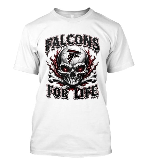 Falcons For Life Skull X Atlanta T-Shirt