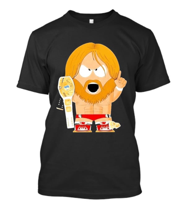 Daniel Bryan Parody Cartoon WWE Champion Belt T-Shirt