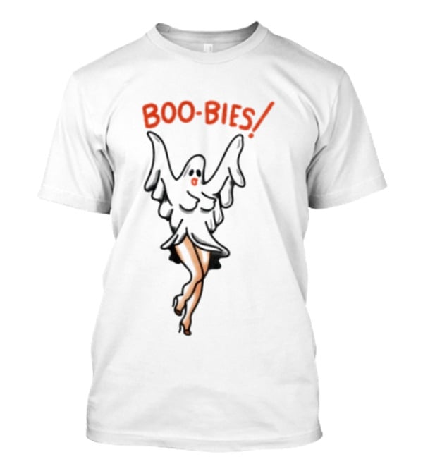 Boo Bies Halloween Ghost Pin Up Spooky T-Shirt