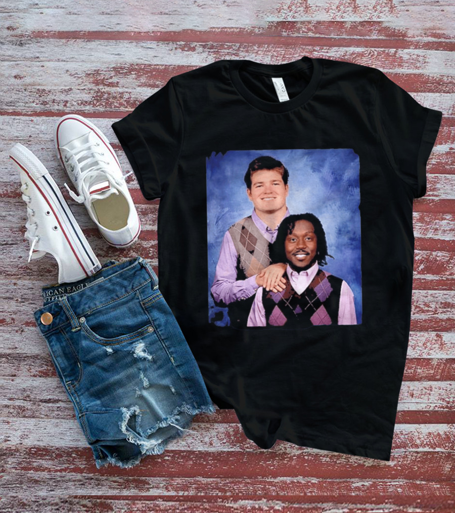 Drake Maye AJ Brown Step Brothers Movie T-Shirt