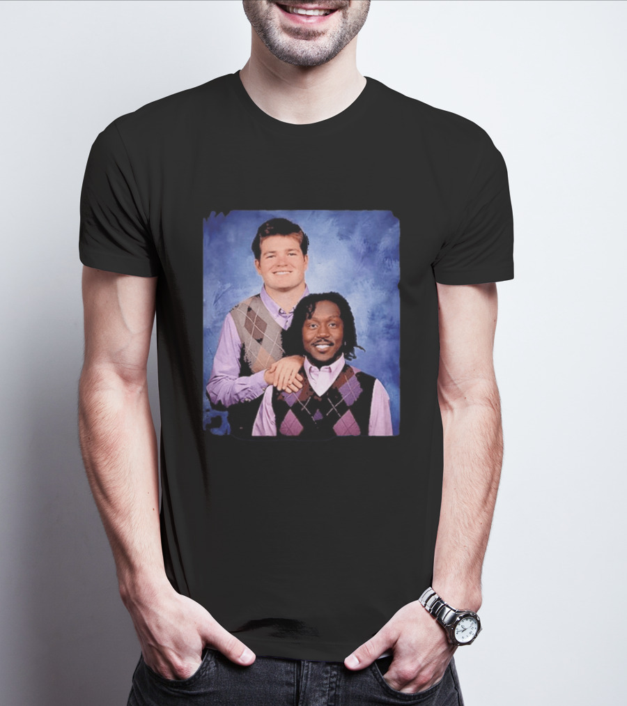 Drake Maye AJ Brown Step Brothers Movie T-Shirt