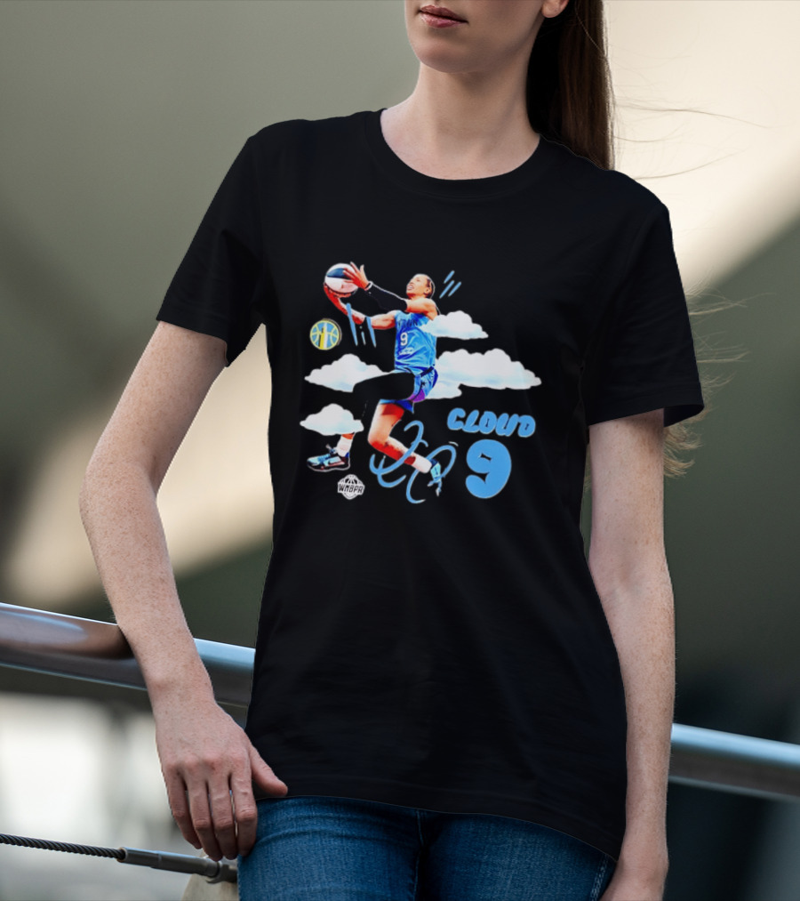 Natasha Cloud 9 Chicago Sky WNBA Basketball T-Shirt