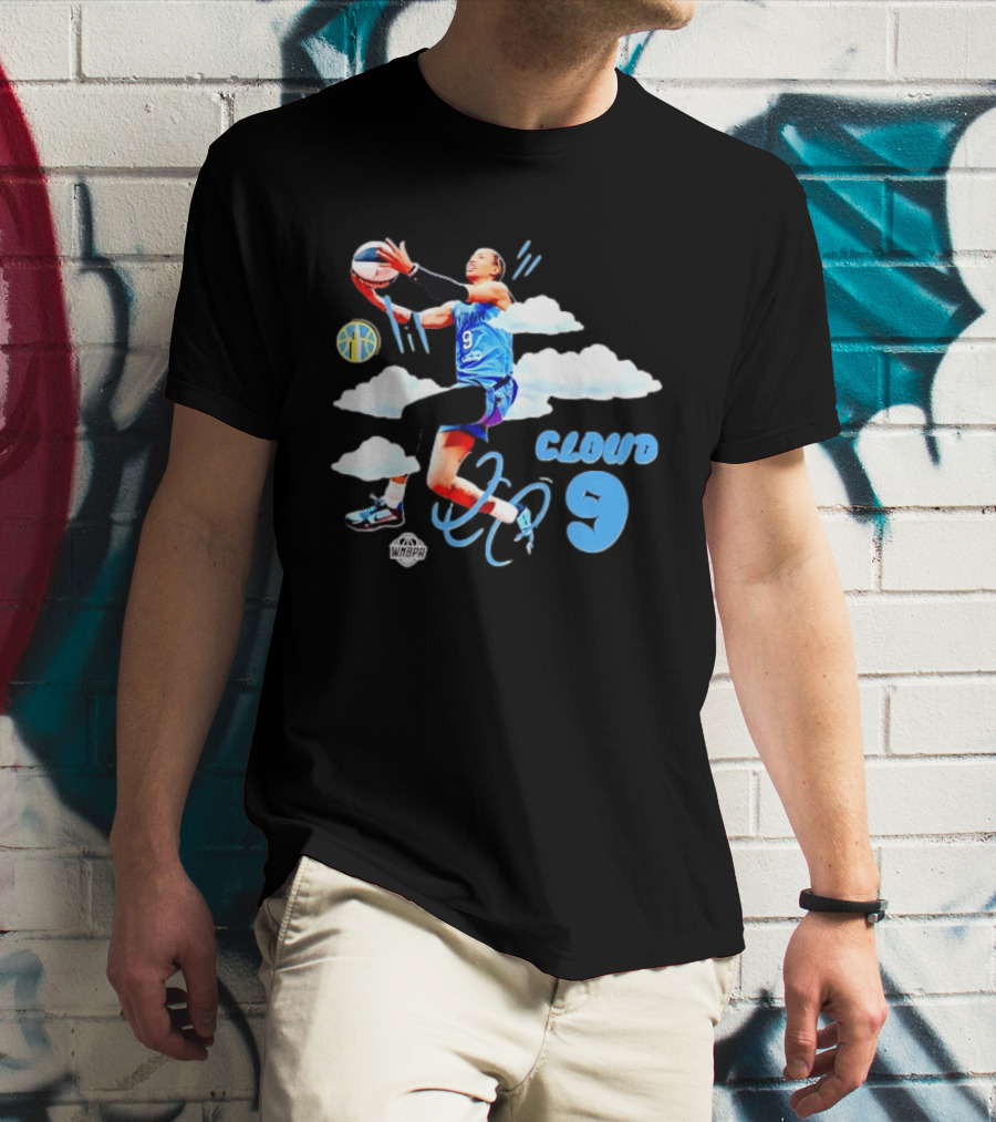 Natasha Cloud 9 Chicago Sky WNBA Basketball T-Shirt