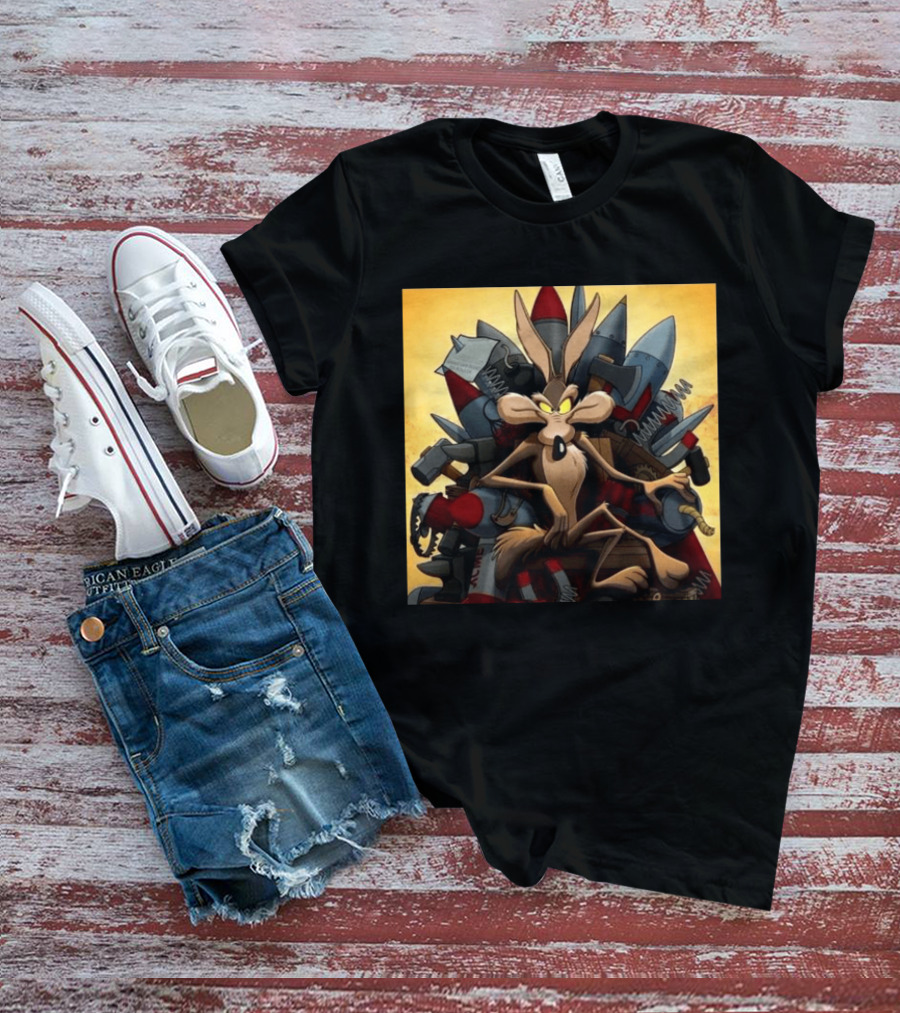 Wile E. Coyote Acme Rockets Digital Release Tomorrow T-Shirt