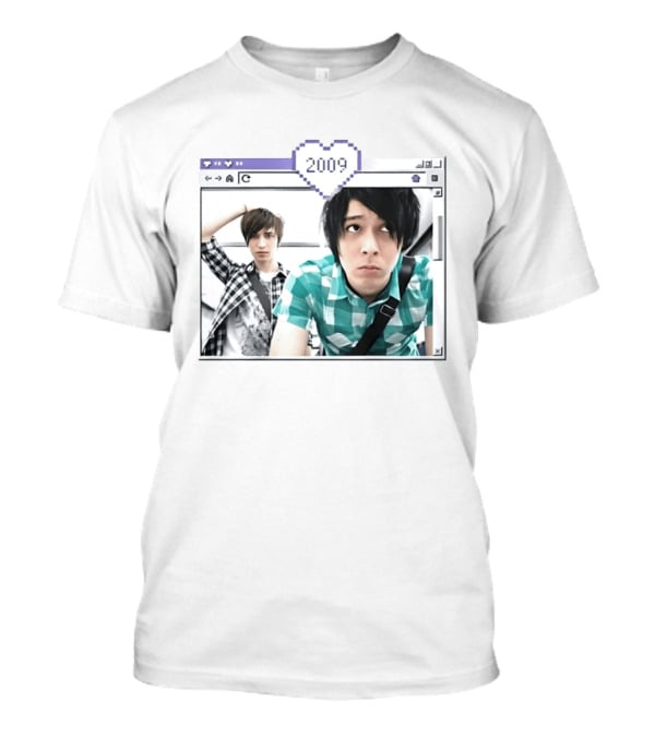 Cobra Starship 2009 Browser Window Pixel Heart Photo Frame T-Shirt