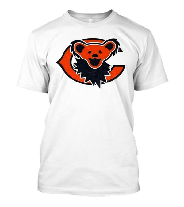 Chicago Bears Grateful Dead Dancing Bear T-Shirt