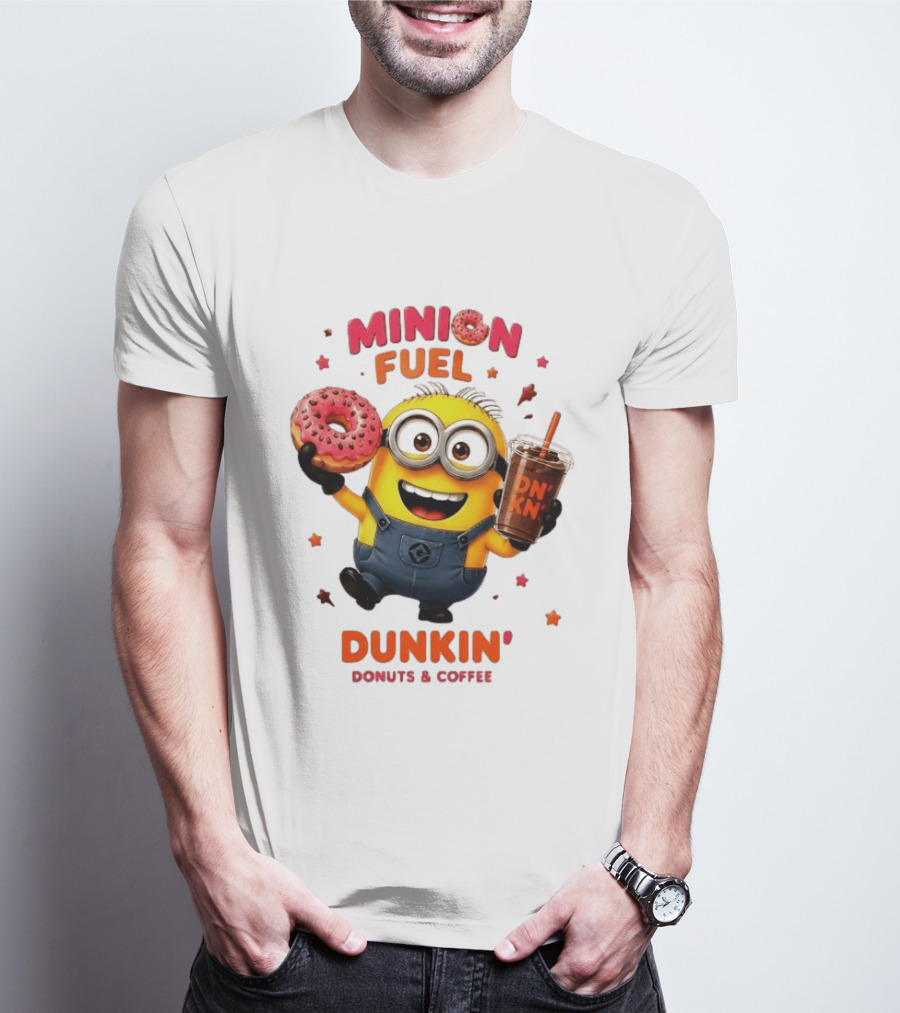 Minion Fuel Dunkin' Donuts Coffee Minions Donut Drink T-Shirt