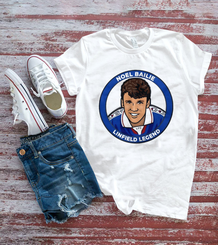 Noel Bailie Linfield Legend LFC Irish Football T-Shirt