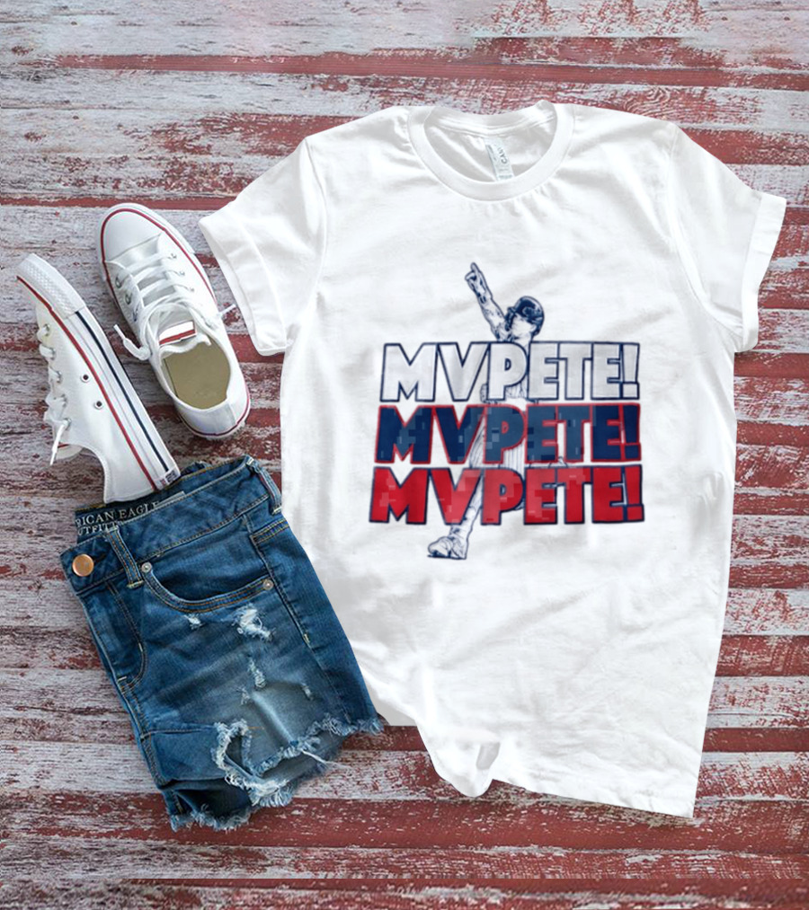 Pete Alonso New York Mets MLB Mvpete The Players Baseball T-Shirt