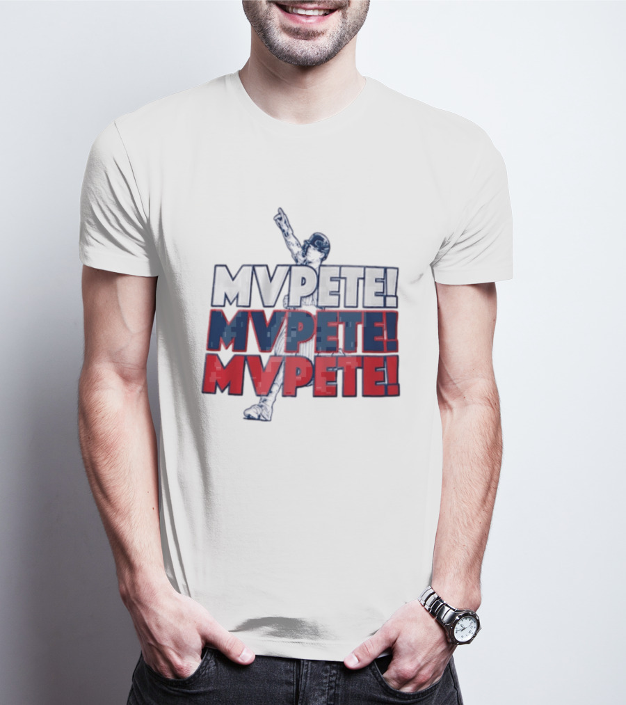 Pete Alonso New York Mets MLB Mvpete The Players Baseball T-Shirt
