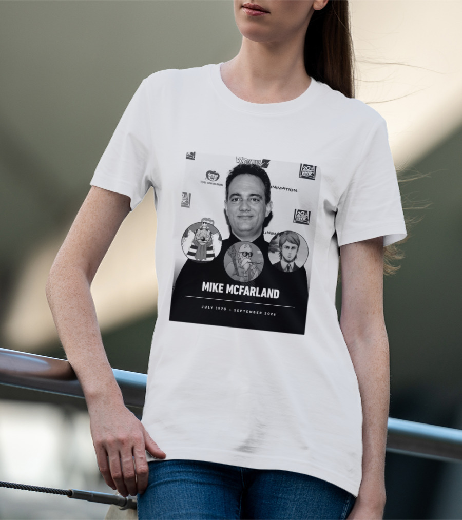 Mike McFarland July 1970 September 2026 Dragon Ball One Piece Attack On Titan Funimation Toei Animation Memorial T-Shirt