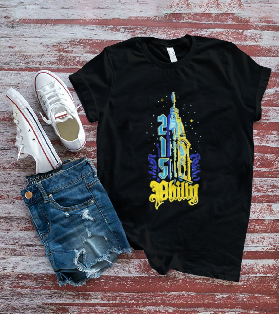 Philly 215 Philadelphia City Connect William Penn Tower T-Shirt