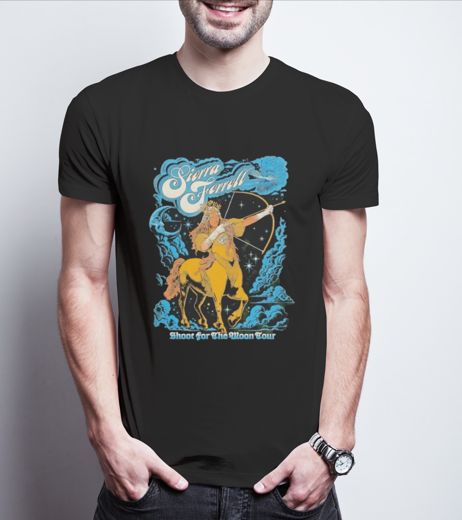 Sierra Ferrell Shoot For The Moon Tour Centaur Archer Cosmic T-Shirt
