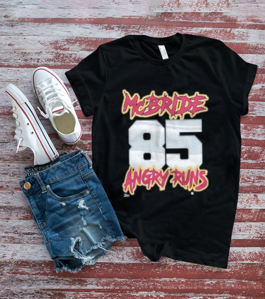 McBride 85 Angry Runs Arizona Cardinals 2026 T-Shirt
