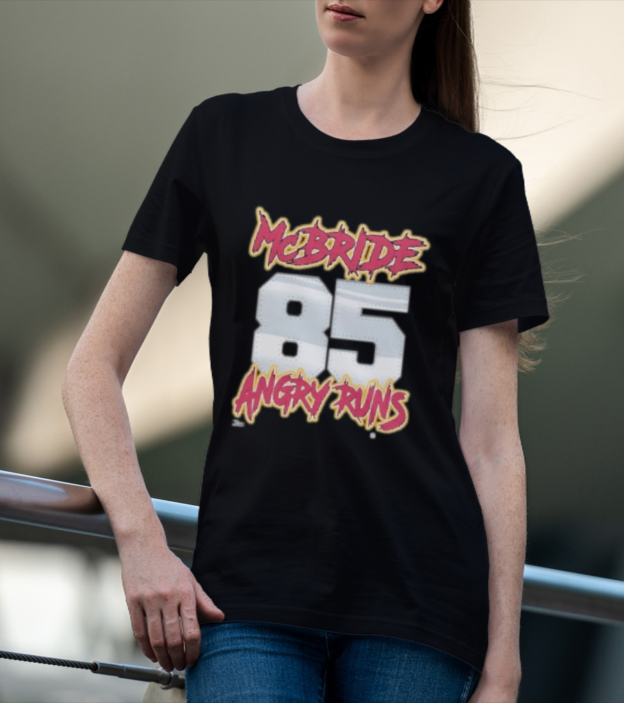 McBride 85 Angry Runs Arizona Cardinals 2026 T-Shirt