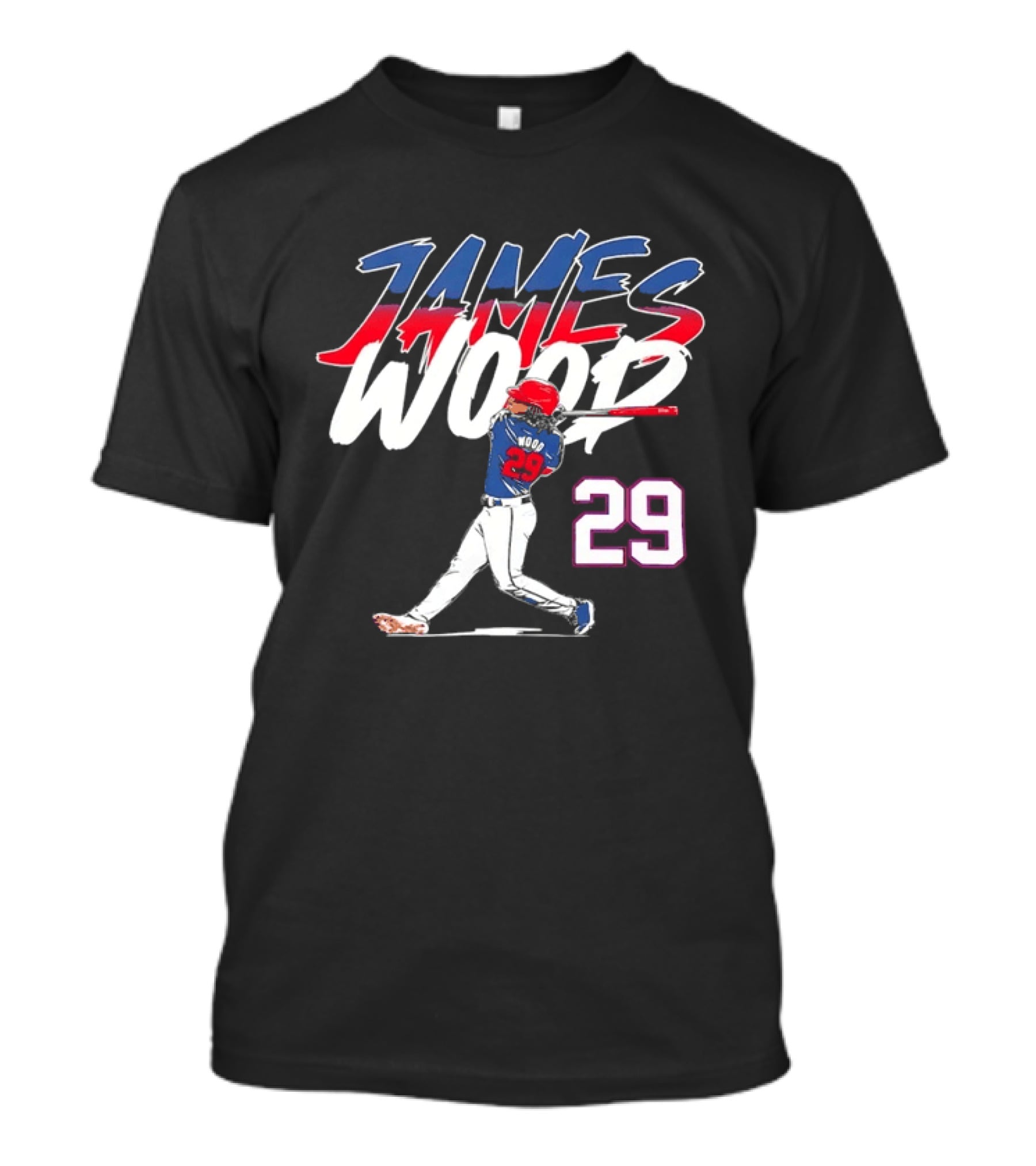 James Wood 29 Washington Nationals Baseball Player T-Shirt