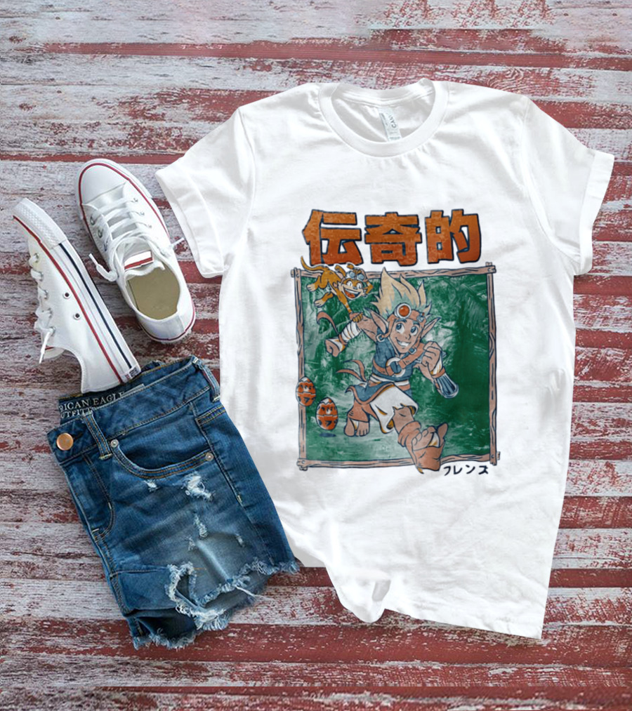 Legendary Adventure Jak And Daxter Jungle Run Orange Eggs T-Shirt
