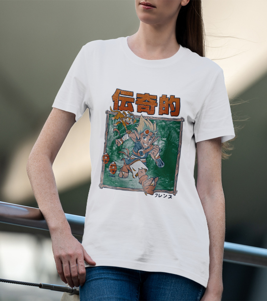 Legendary Adventure Jak And Daxter Jungle Run Orange Eggs T-Shirt